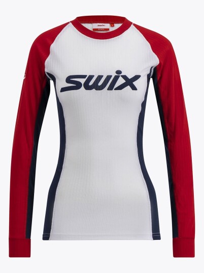 Swix RaceX Classic Long Sleeve Dame Dark Navy Bright White L