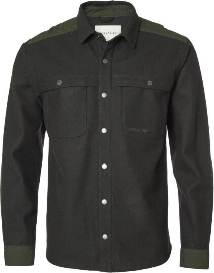 Chevalier Beat Wool Overshirt Men Ash Grey Ash Grey 3XL