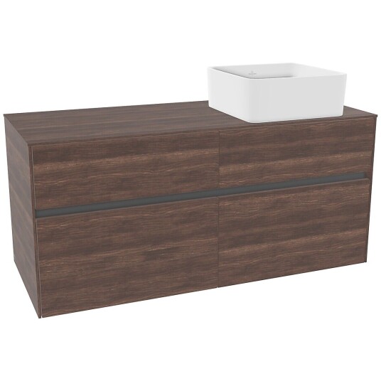Villeroy & Boch  Collaro Servantskap med 4 skuffer 120x50x54,8 cm u/lys Arizona Eik