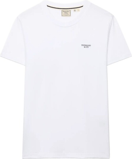 Superdry Essential Stacked Logo Emb Tee Navy S