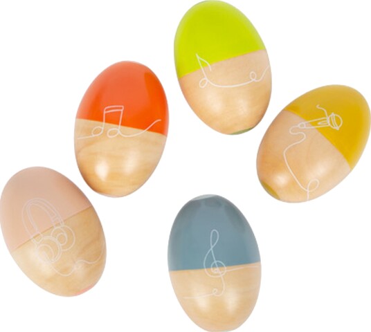 Small Foot Wooden Music Eggs Groovy Beats 5pcs. Small Foot Wooden Music Eggs Groovy Beats 5pcs.