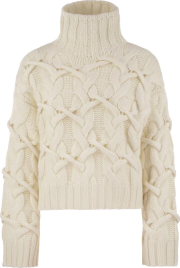 Brunello Cucinelli Dame Strikkevarer Hvit M,