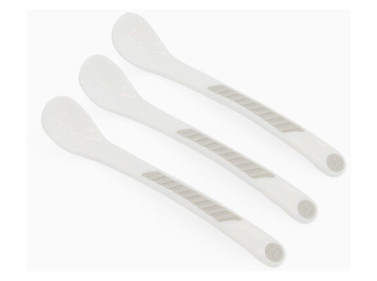 Twistshake Feeding Spoon Set 6+m White 3-pack