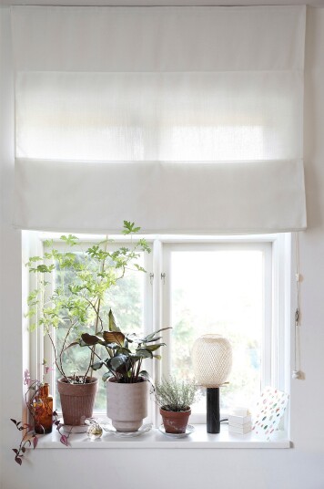 Mimou Liftgardin Studio 220 cm høy Hvit