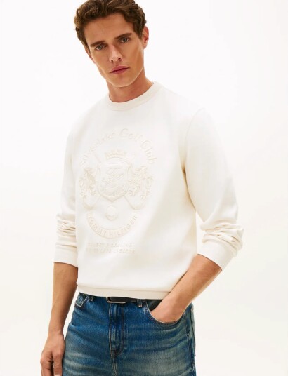 Tommy Hilfiger Country Club Intechno Sweatshirt   White   M