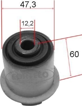 Foring, bærebru/bærearm CORTECO 21652928 Foring, bærebru/bærearm CORTECO 21652928