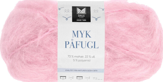 Dale Garn Dale Myk Påfugl 4612 Rosa Dale Garn Dale Myk Påfugl 4612 Rosa