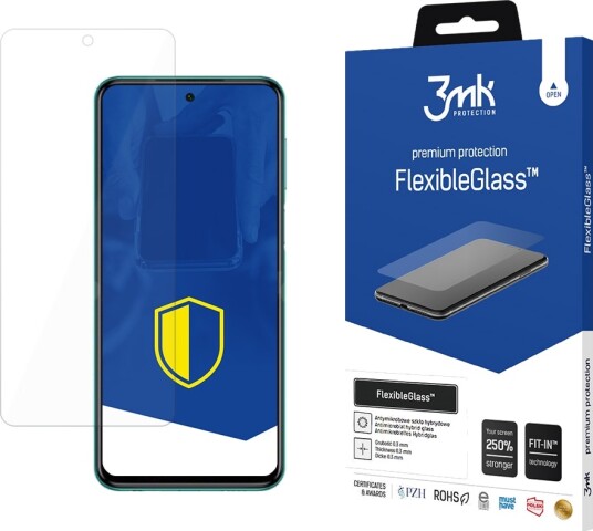 3Mk FlexibleGlass Antimikrobiell skjermbeskytter for Redmi Note 9 Pro