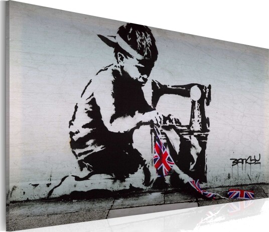 Bilde Union Jack Kid Banksy 60x40 Artgeist sp. z o. o.