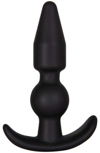 Silicone Black Anchor Plugg Small