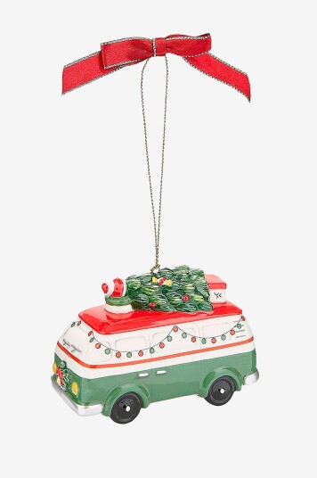 Spode   Ornament Christmas Tree Camper Van   Flerfarget