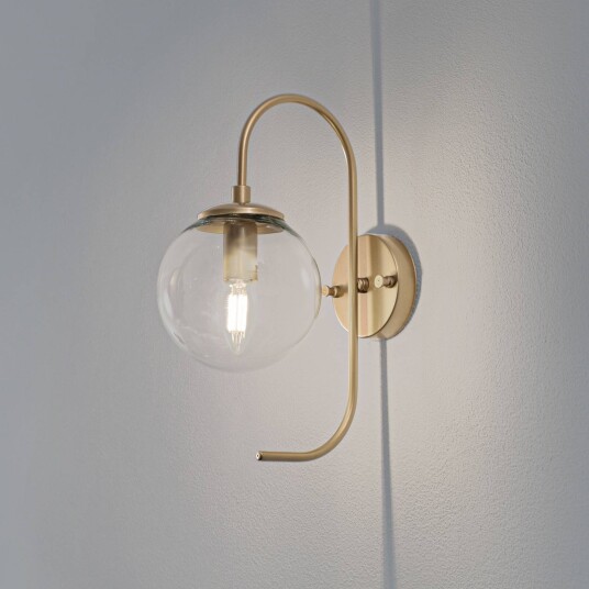 Pendellampe Jewel Opviq dimbar Messing / gull Stue / spisestue Glass Kule