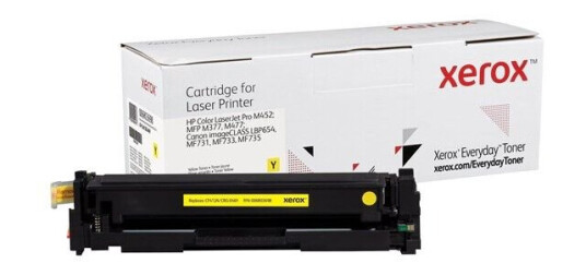 Xerox 006R03698/ Alternative to HP 410A / CF412A Canon CRG-046Y / 1247C002 Yellow Toner - Laser toner Yellow