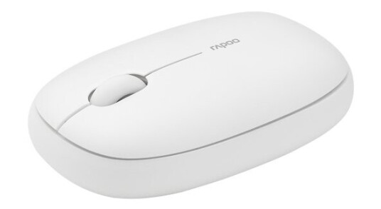 Rapoo M660 Silent Trådløs Optisk Mus - Hvit, Multi-Modus