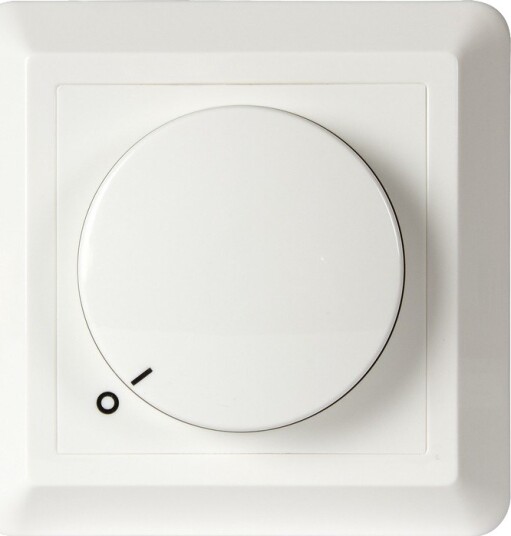Unilamp Dimmer Luzense 500w KUD-500EV-LS 2-Pol RS Hvit Unilamp Dimmer Luzense 500w KUD-500EV-LS 2-Pol RS Hvit
