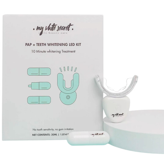 Tannblekingssett My Secret White Teeth Whitening LED-sett Tannblekingssett My Secret White Teeth Whitening LED-sett