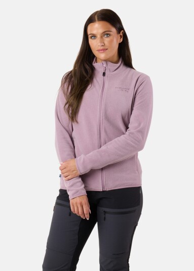 Swedemount Stryn Fleece W Pale Mauve Melange 36 Fleecetrøyer