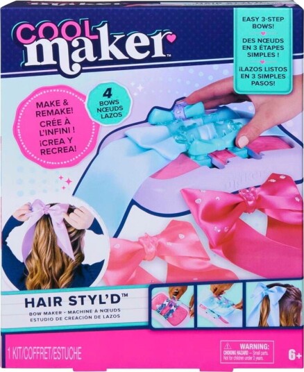 MAKI Cool Maker Bowtique Bow Maker Set Rosa MAKI Cool Maker Bowtique Bow Maker Set Rosa