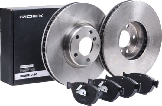 Bremseskiver og klosser RIDEX 3405B1165 Bremseskiver og klosser RIDEX 3405B1165