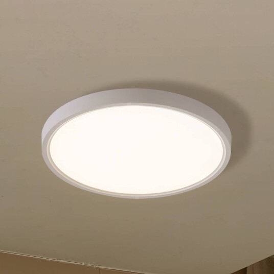 Lindby Smart LED-taklampe Deika Ø 40 cm hvit Tuya