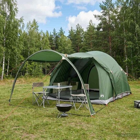 telt grønn 6 personer Polyester og stål telt grønn 6 personer Polyester og stål