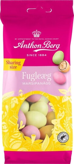 Anthon Berg Fugleegg Marsipanegg - Stor Pose 215 g Anthon Berg Fugleegg Marsipanegg - Stor Pose 215 g