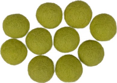 Creafelting Filtkuler 20mm Lysegrønn GN3 10 stk.