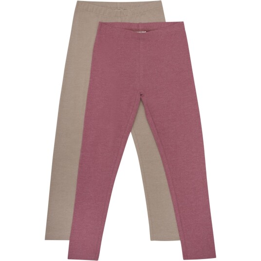 Minymo Apple Butter Basic Leggings 2-Pack 122
