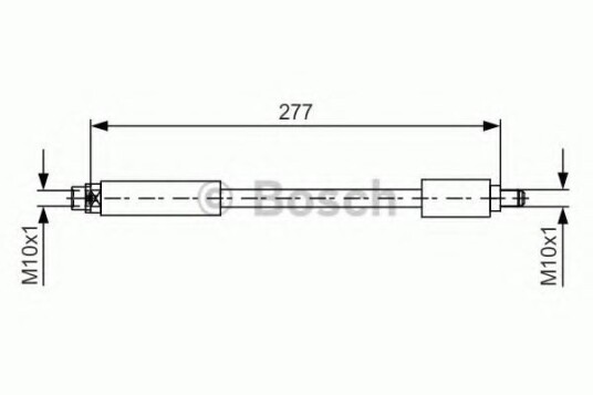 Bremseslange BOSCH 1 987 481 616