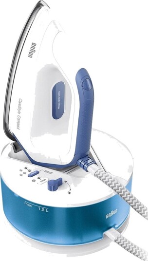 Braun CareStyle Compact IS 2143 BL Dampstasjon - 1,5L, 2400W - Blå/Hvit