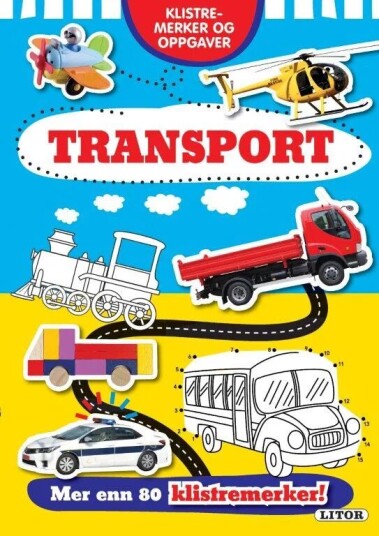 Aktivitetsbok Transport Med Klistremerker