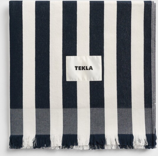 Tekla | Tekla håndklær | Strandhåndkle 100x180 Cala Stripes