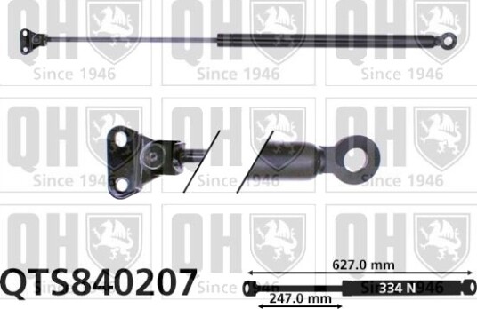 QUINTON HAZELL QTS840207 Baklukedemper
