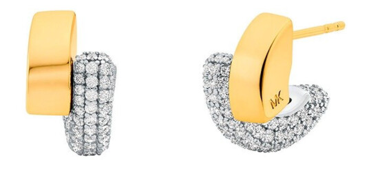 Michael Kors Jewelry Øredobber 18 kt. Gullforgylt sølv MKC1753CZ931 - Dame - 925 sterling silver