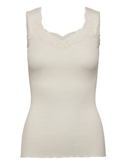 Rosemunde Rwbeatha Silk Sl Lace Top   Cream   XS