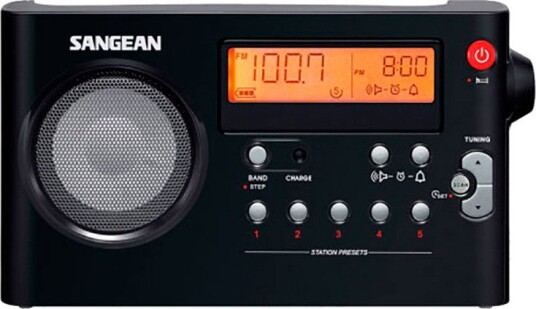 Sangean PR-D7 FM/AM Radio Svart