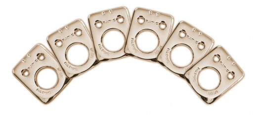 Graph Tech Prt-952-201-N0 Ratio Inviso Match Mounting Plates (6 Pcs.) - Nickel Graph Tech Prt-952-201-N0 Ratio Inviso Match Mounting Plates (6 Pcs.) - Nickel