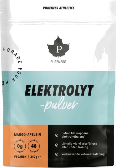 Pureness Elektrolytpulver Mango Apelsin 240 g