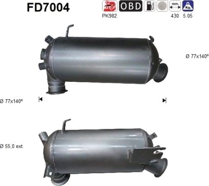 Partikkelfilter AS FD7004