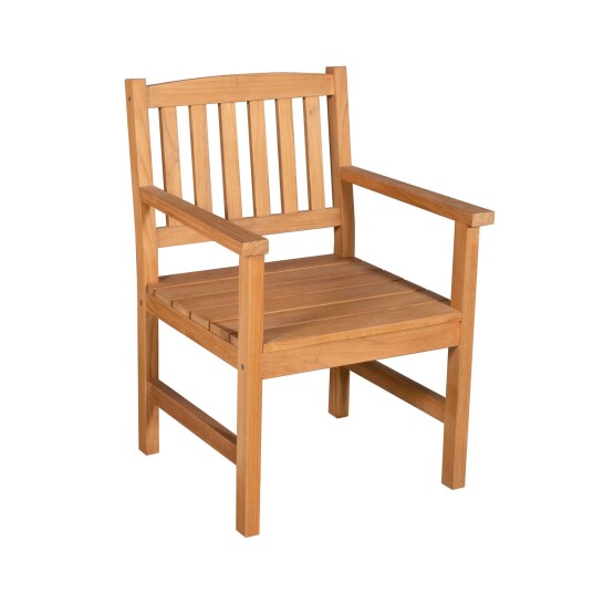 Stockamöllan Rönneholm stol Teak med beige pute Inkl. pute Natur Stockamöllan Rönneholm stol Teak med beige pute Inkl. pute Natur