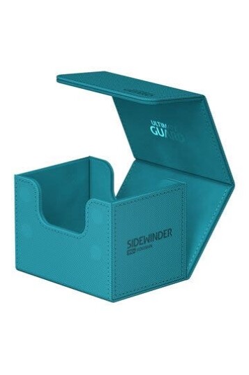Sidewinder Deck Case Petrol Monocolor Blue XenoSkin Standard Size (100+) Deck Box - Kortspill fra Outland Sidewinder Deck Case Petrol Monocolor Blue XenoSkin Standard Size (100+) Deck Box - Kortspill fra Outland
