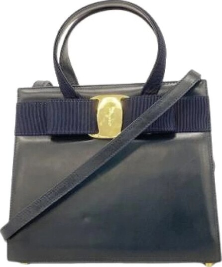 Salvatore Ferragamo Pre-owned, Dame, Pre-owned, Blå, ONE SIZE,