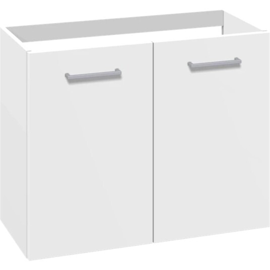 1904 Voss Slim Servantskap med 2 Dører Hvit Matt / 80cm GRO-7041032
