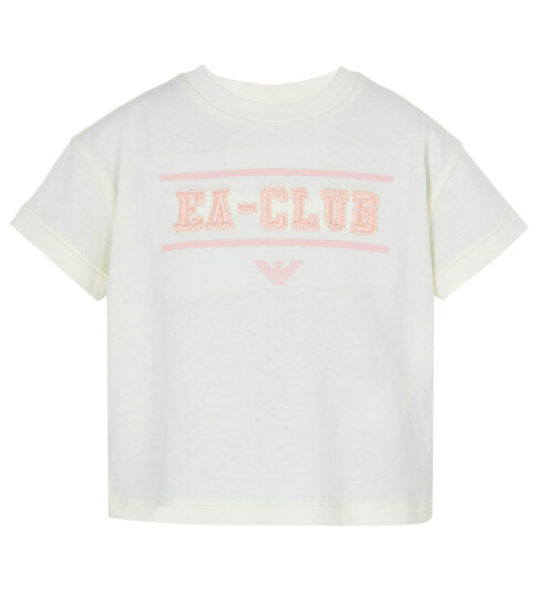 Giorgio Armani Emporio Armani T skjorte Hvit m. Rosa Emporio Armani 12 år 152 T skjorte