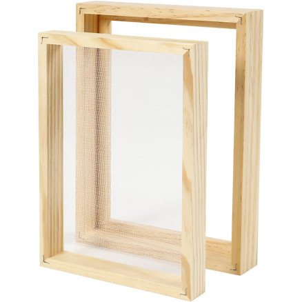 Diverse Dobbel papirstøpt ramme A5 størrelse 25x19x3cm 1 stk