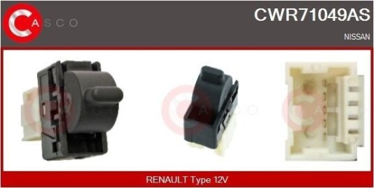 Bryter, vindusheis CASCO CWR71049AS