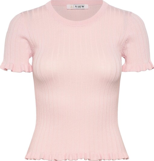 A View Fabi Knit Top Pink 44 A View Fabi Knit Top Pink 44