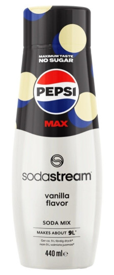 SodaStream Pepsi Max Vanilla 440 ml SodaStream Pepsi Max Vanilla 440 ml