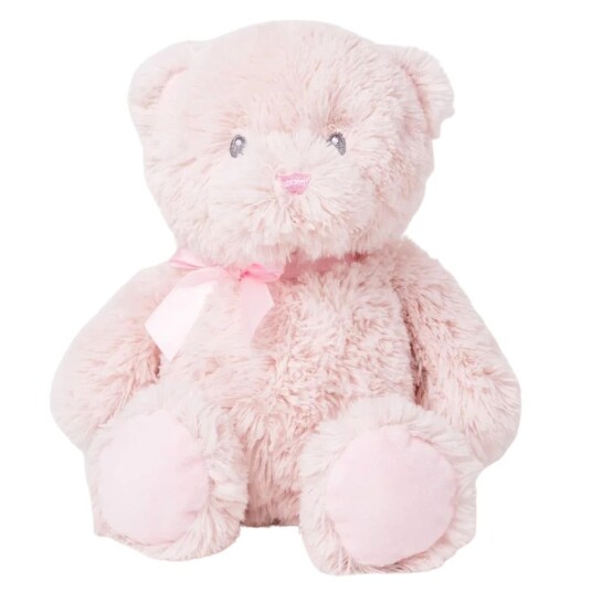 Bamse Teddykompaniet 28 cm lyserosa