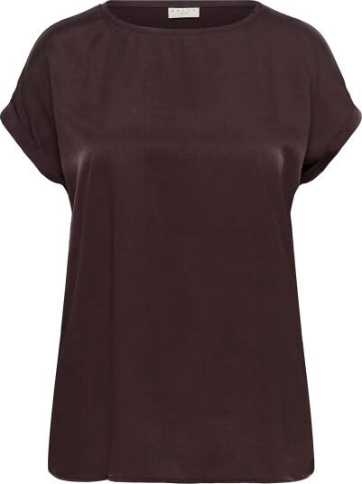 Kaffe Curve Kcmilia Wing Sl Blouse - Brown - 54